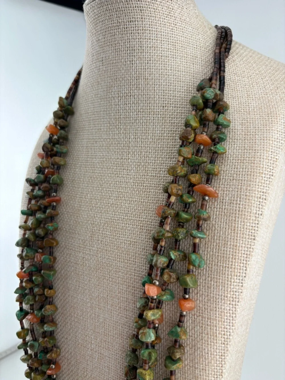 Navajo Multi-Strand Turquoise Necklace | Western Statement